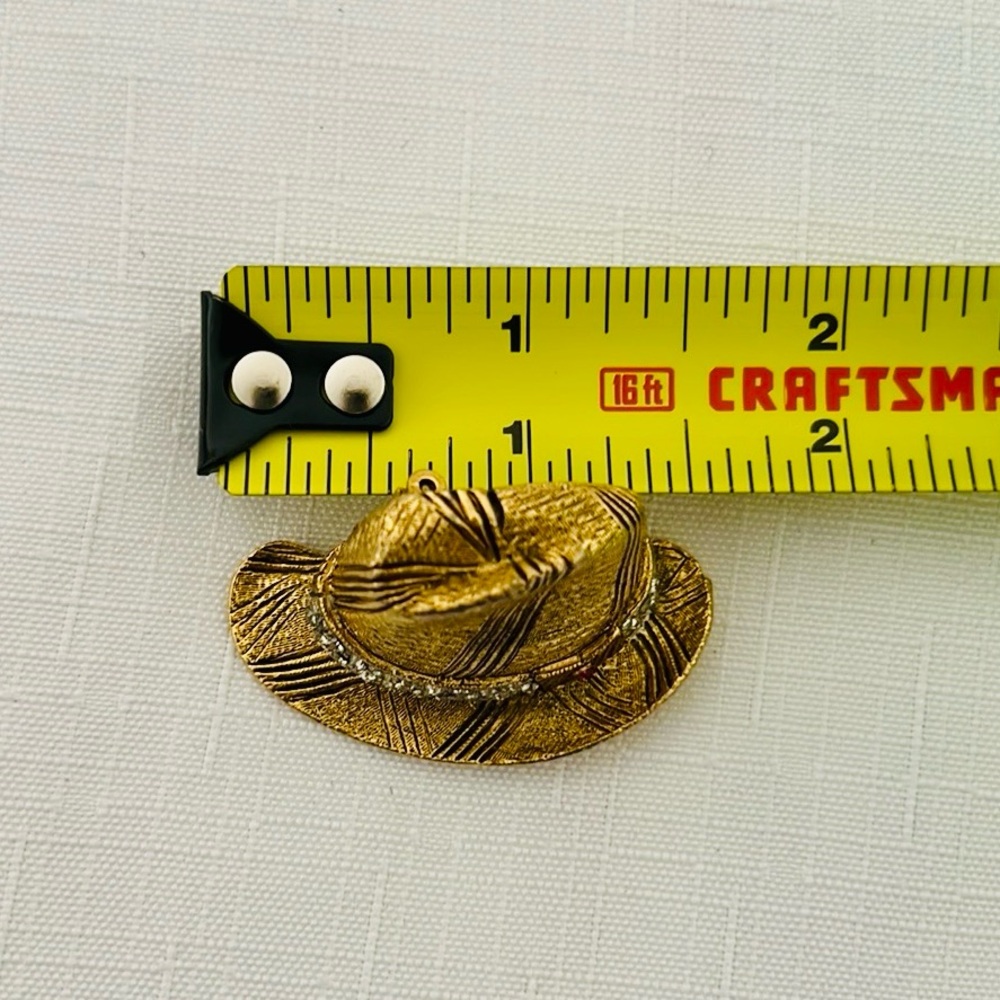 Vintage / 40โs~70โs / My Fair Lady Fedora Brooch - Picture 5 of 7